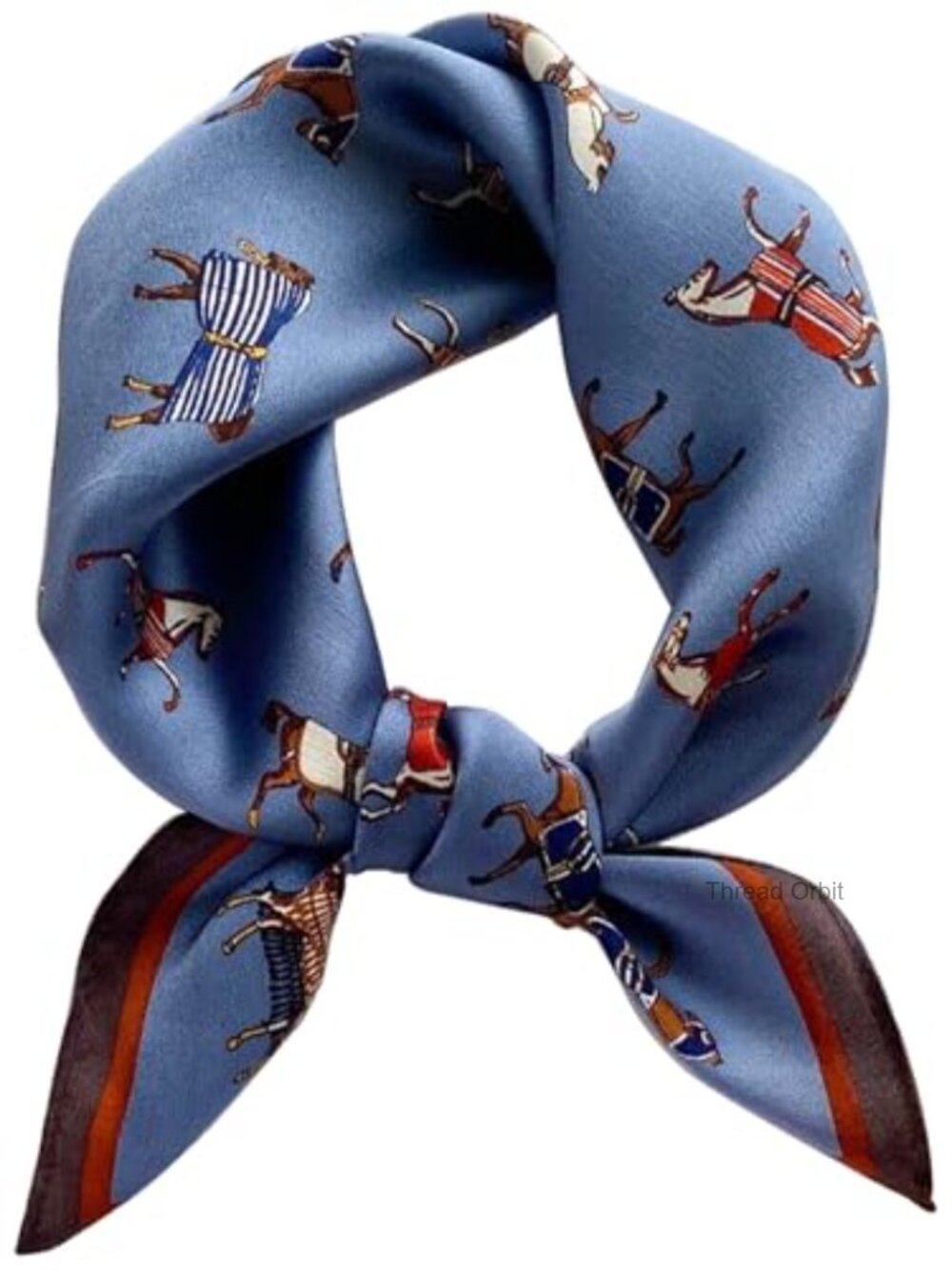 100% Mulberry Silk Scarf Women Lightweight Square Neckerchief 21"